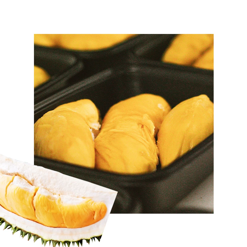 Hot Selling High Quality Fresh D101 Durian (Frozen Pulp) With Thick Meat Creamy and Cheerful Yellow Colour