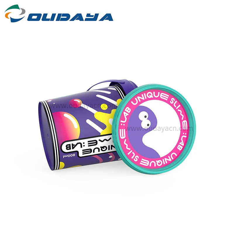 800ml plastic tub pp yogurt lock container bucket tamper evident lid  with handle