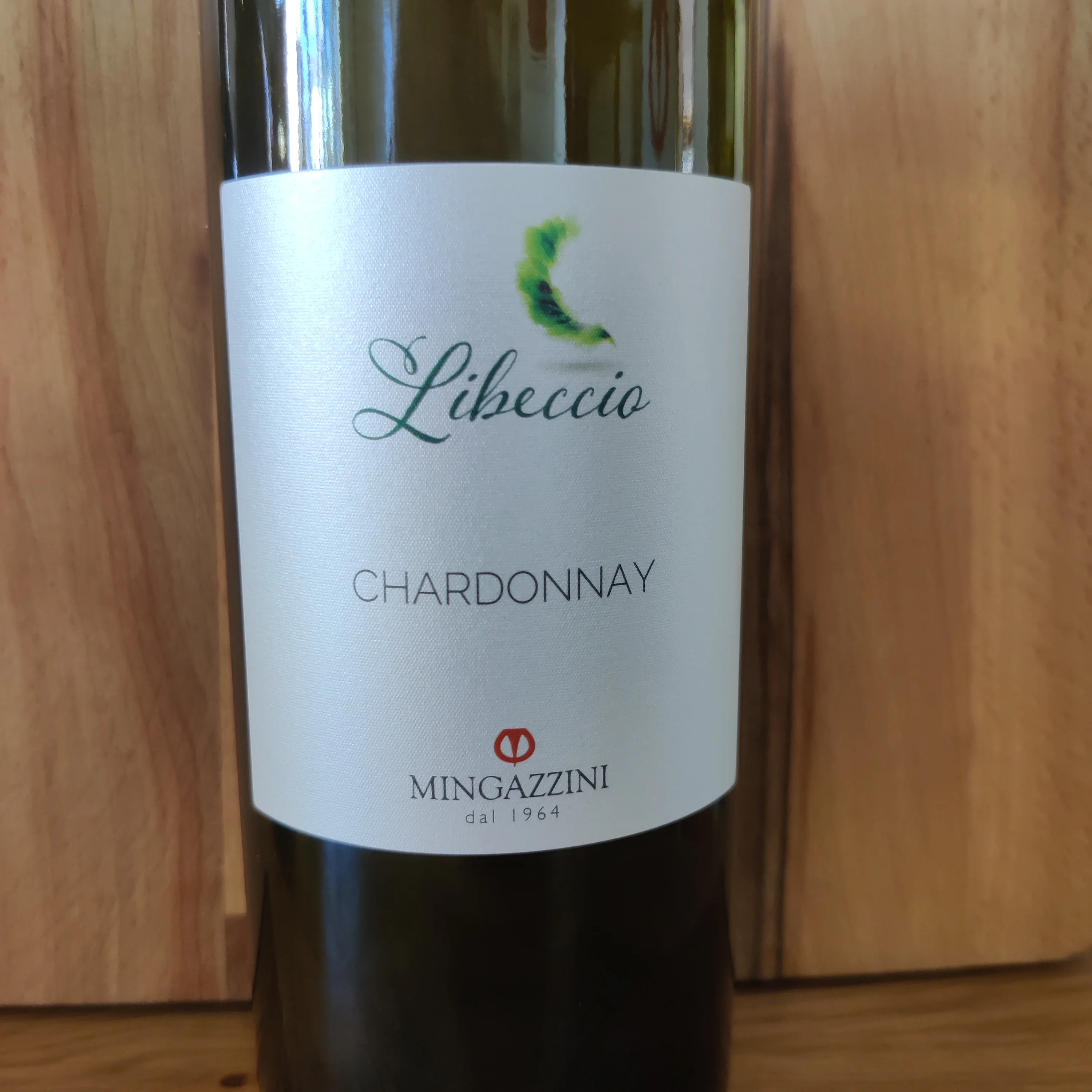 Премиум итальянское тихое белое вино Libeccio Rubicone Chardonnay IGT бутылки 750 мл