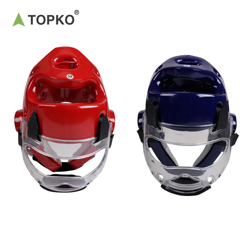 TOPKO Высококачественная тхэквондо пластиковая маска для лица защита бокса
