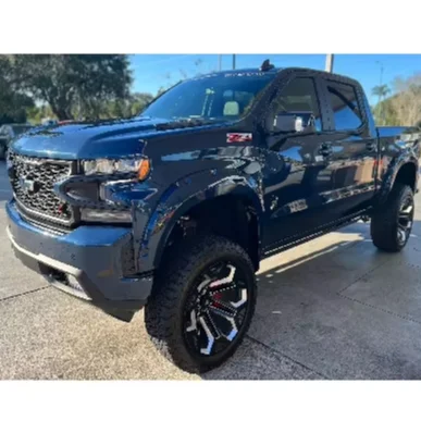 Хорошая цена использованный 2022 Chevrolet Silverado 1500 ограниченная Кабина экипажа черная вдова 4x4 RHD/LHD