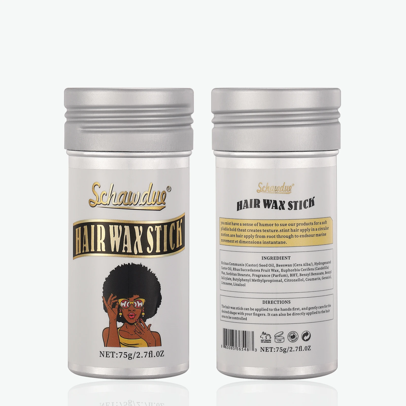 High Quality Organic Pomade Hold Hair Wax Stick Long-Lasting for Women and Men for Curly Hair OEM