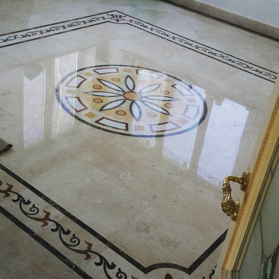 Marble Mosaic Inlay Exclusive Flooring Patterns Home Decorative Exotic Art Work