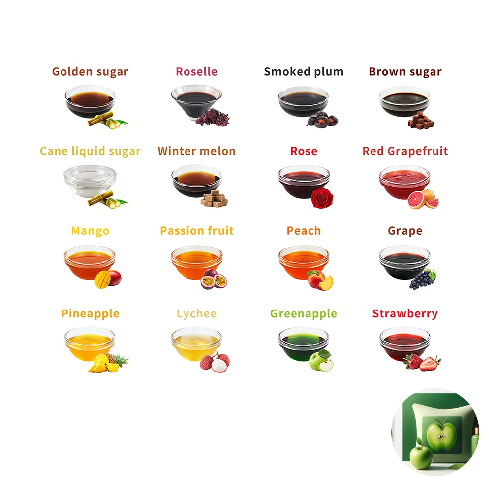 Высококачественный продукт сироп из зеленого яблока неудержимый подходит для приготовления винегрета