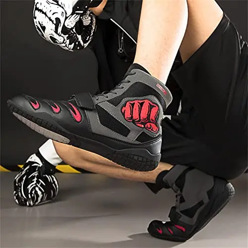 Wholesale Top Quality Custom Lace up Light Weight Kick Boxing Shoe Wrestling MMA Karate Kabaddi Sports Shoes Turf Sneakers Boot