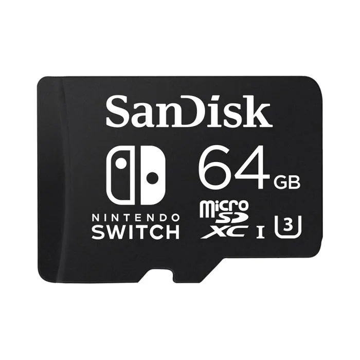 SANDISK SDSQXAT-064G-GN3ZN COBRANDED MICROSDXC 64GB  U3  C10  UHS-1  100MB/S R  60MB/S W