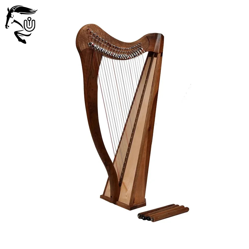 Professional Manufacturer Factory Made Irish Harp Custom Made Best Quality Easy To Use Wooden Irish Harp