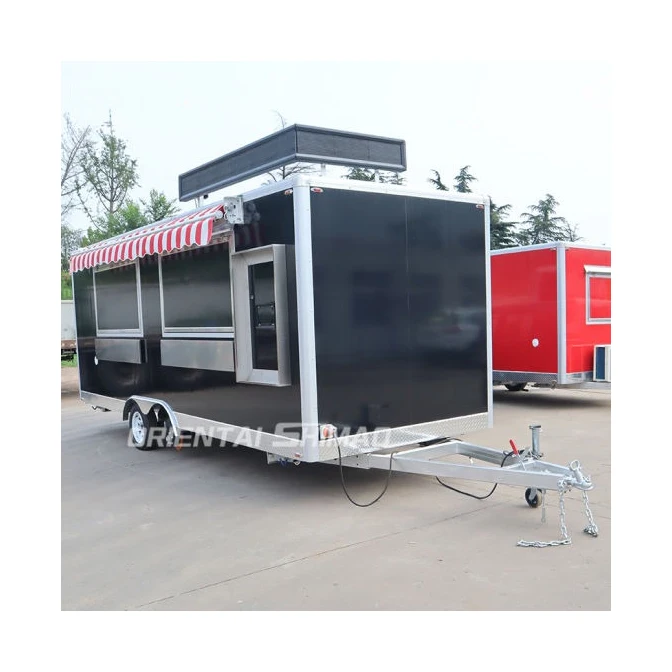 new Mobile food truck 7.5ft dining car food trailer food cart