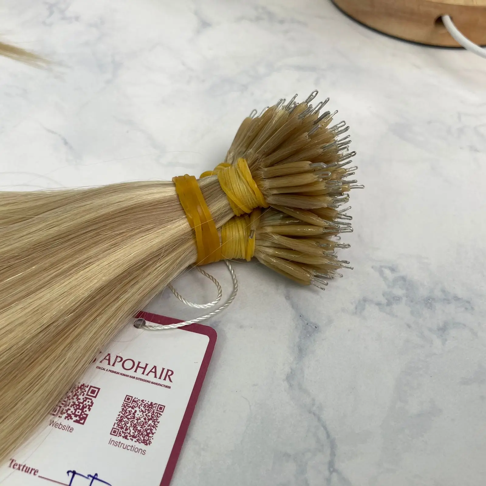 Wholesale price for microring tip hair mix piano color  straight wavy curly hair in all colors ready to ship for customer