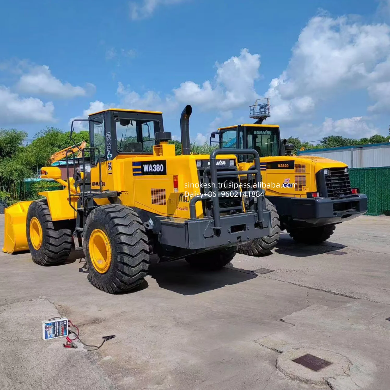 Высокое качество оригинальный использованный WA380-3 Колесный погрузчик Komatsu по низкой цене для продажи колесный горячая распродажа