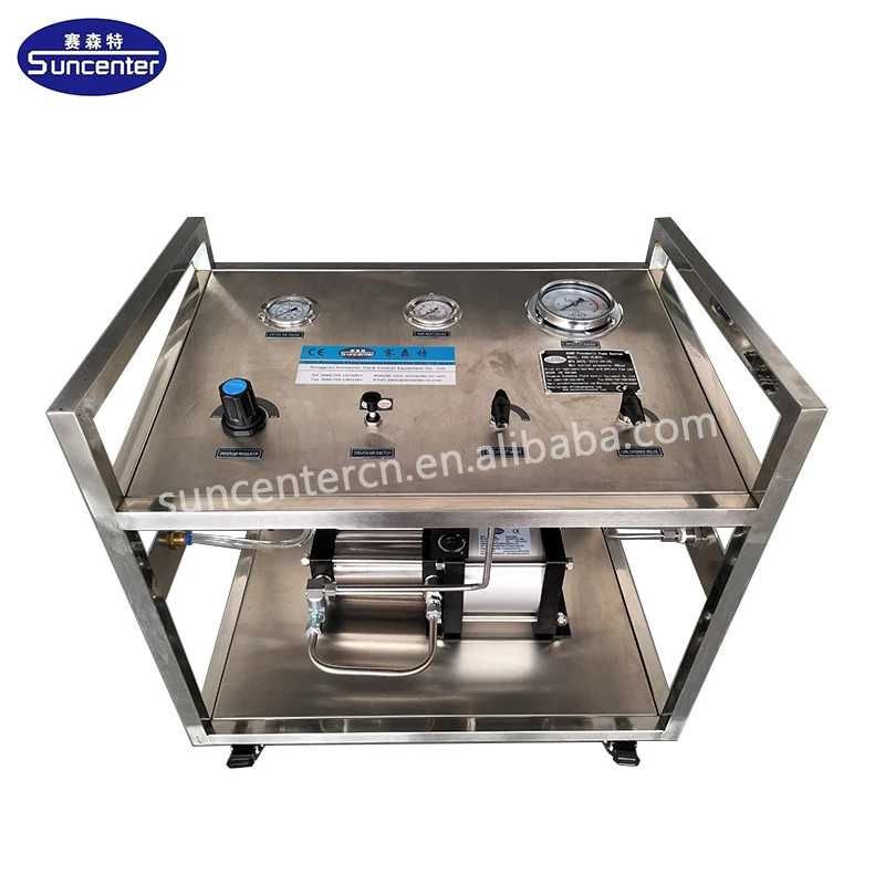 High Pressure Air Driven Liquid Refrigerant Recovery Filling Booster Pump for R22 R134a R407C