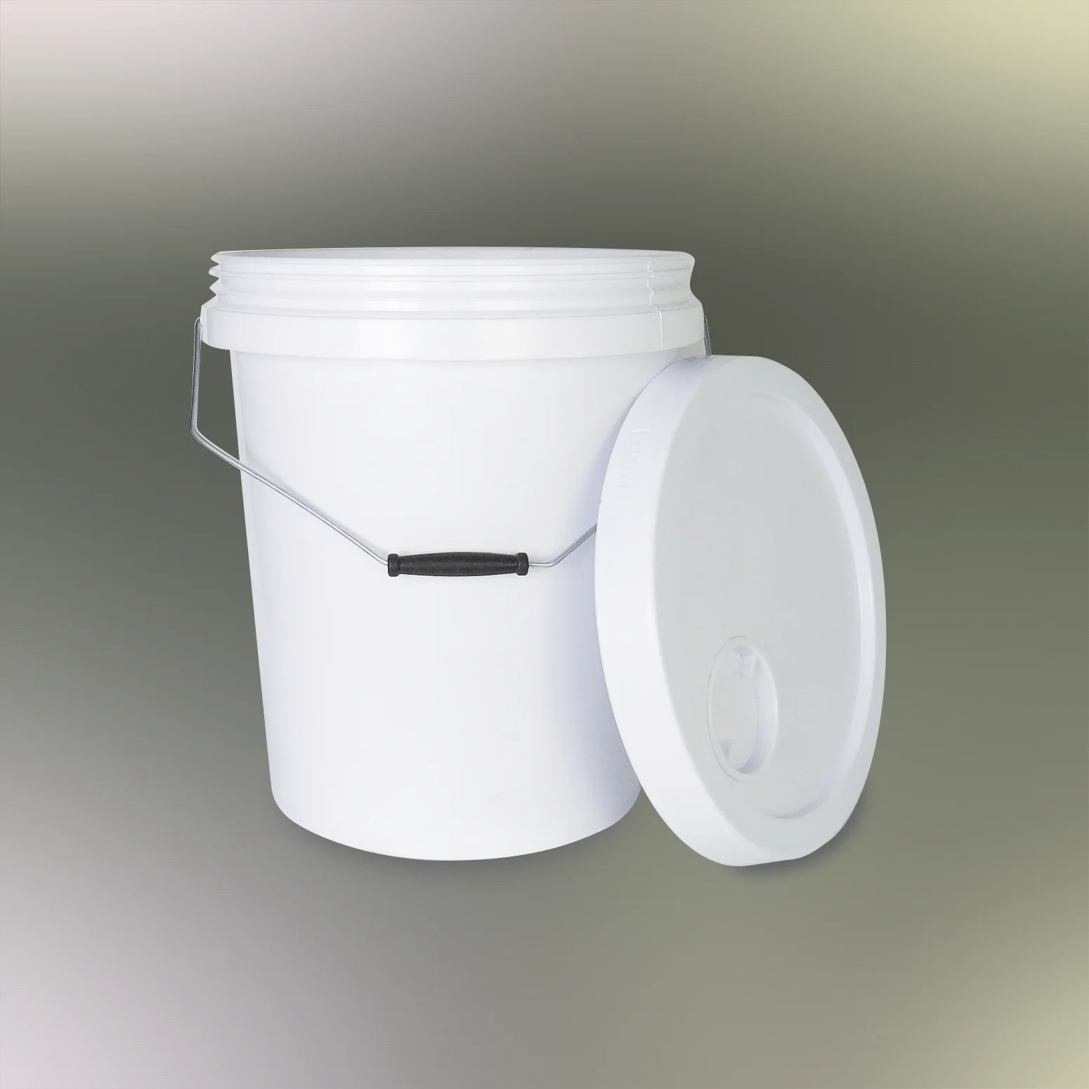 Wholesale Virgin PP Material Multi-purpose Plastic cylinder Packaging Bucket 18 lit