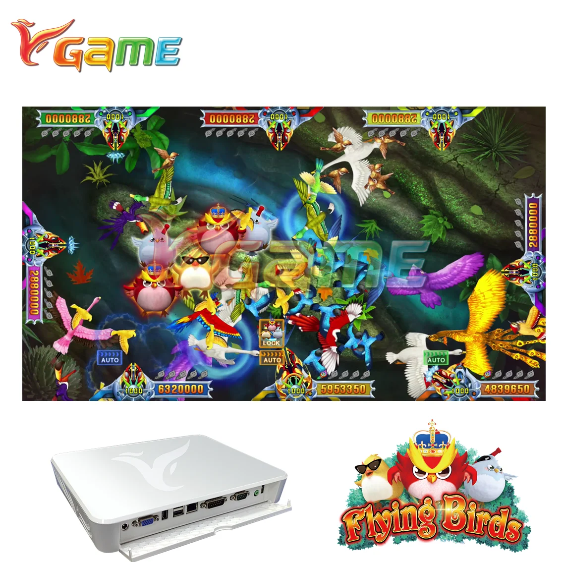 VGAME Flying Birds Shooting Game  Fish Game for Sale