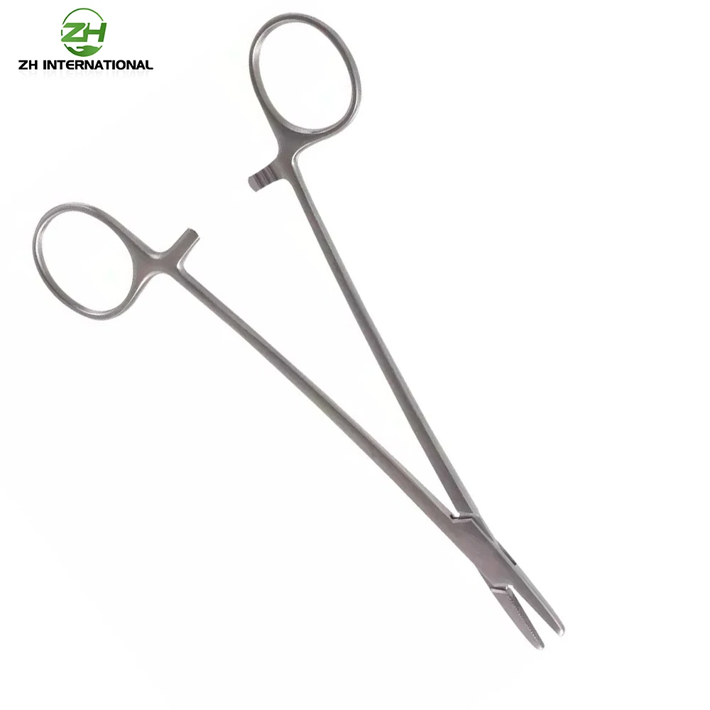 Good Quality Titanium Needle Holders With Long Gold Color Metal Handle Private Label Surgical Instruments