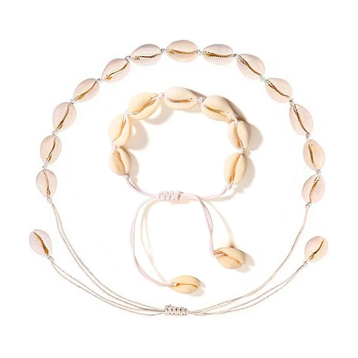 Fashion Gold Filled Zodiac Twist Rope Chain Necklace 316L Stainless Steel Coin Pendant Necklaces Shell