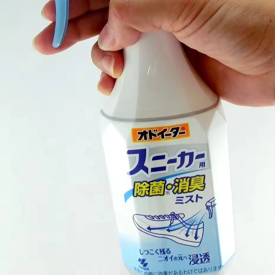 High Quality Japan Original Brand  Kobayashi Pharmaceutical  Sneaker Deodorant Sterilization Spray 250ml Sport Shoes Cleaner