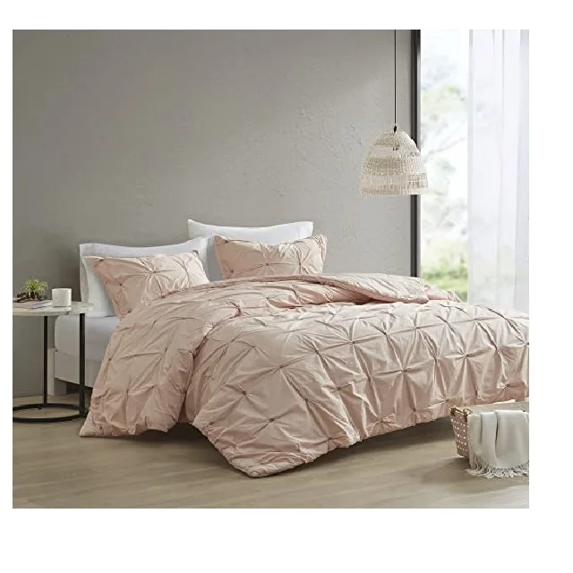Pure White Wholesale home textile 100% Pure Cotton Ultra-soft Lightweight GOTS Certificate Custom Design King Size Duvet Covers