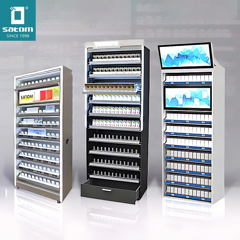 Специальные полки Satom безопасные двери ABS табачный шкаф витрина