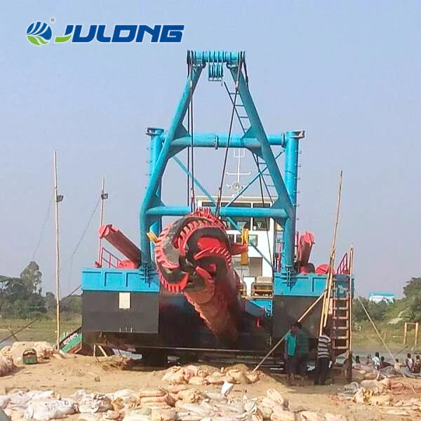 Direct Manufacturer Diesel Cutter Suction Dredger for Alluvial Mining on sale