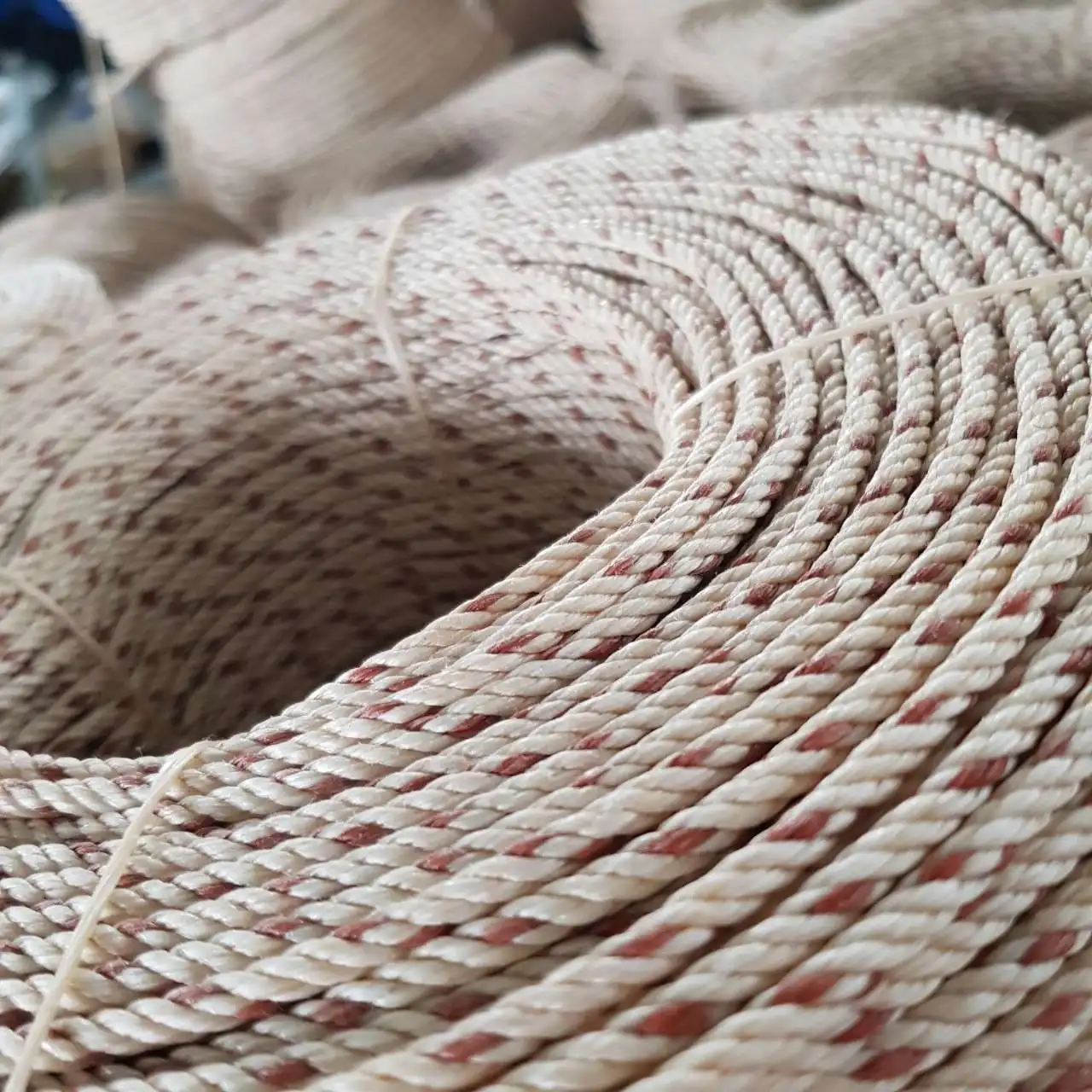Big sale UV Protected PP rope for ship Made in Vietnam,  PP Danline Rope 3 Strands 10mm, PP twisted rope 10mm Monofilament