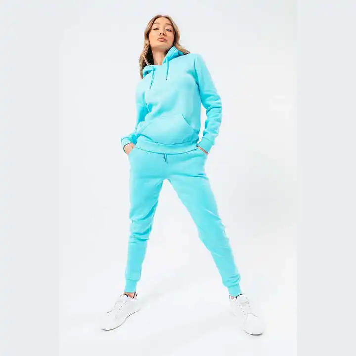 Women Tracksuit Set Sportswear Fitness Top Hoodie & Bottoms Jogger Tracksuit Gym Jogging Casual Active Wear Two Piece Set