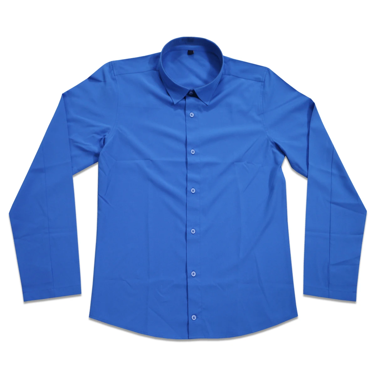 Новое поступление мужская рубашка 95% полиэстер и 5% спандекс однотонная стилиста из Бангладеш