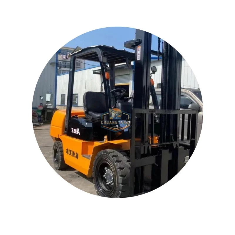 Used Original China Brand Hangzhou A35Z A30 3.5 Ton Diesel Forklift Trucks Used High Quality Low Price for Sale
