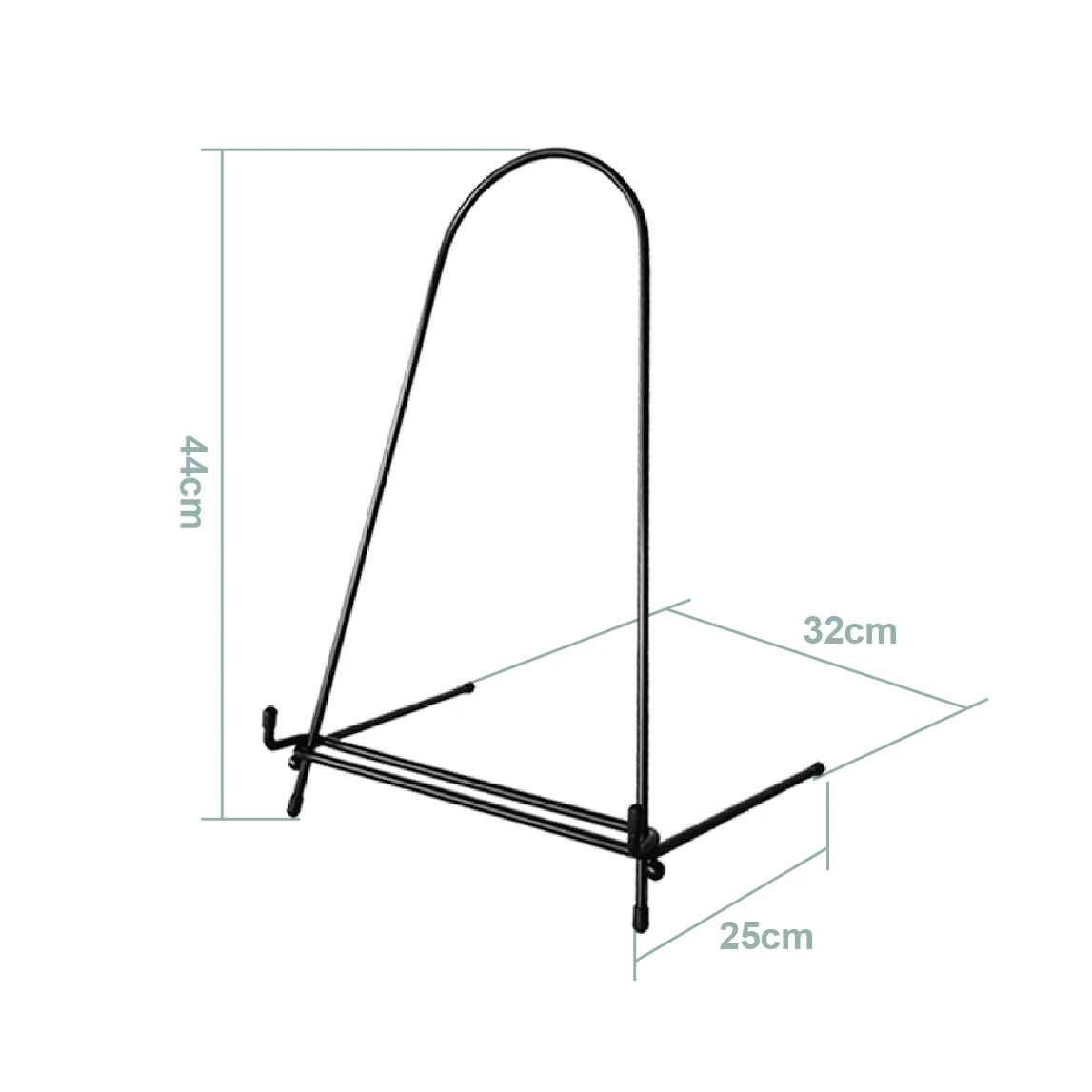 Simple removable  metal easel with drawing board whiteboard