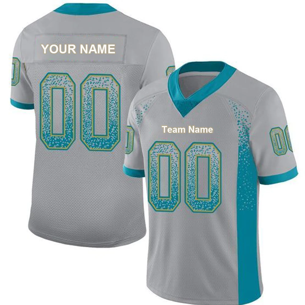 Высококачественная сублимационная печатная Американская Футбольная майка быстросохнущая новейшая форма с коротким рукавом от BD