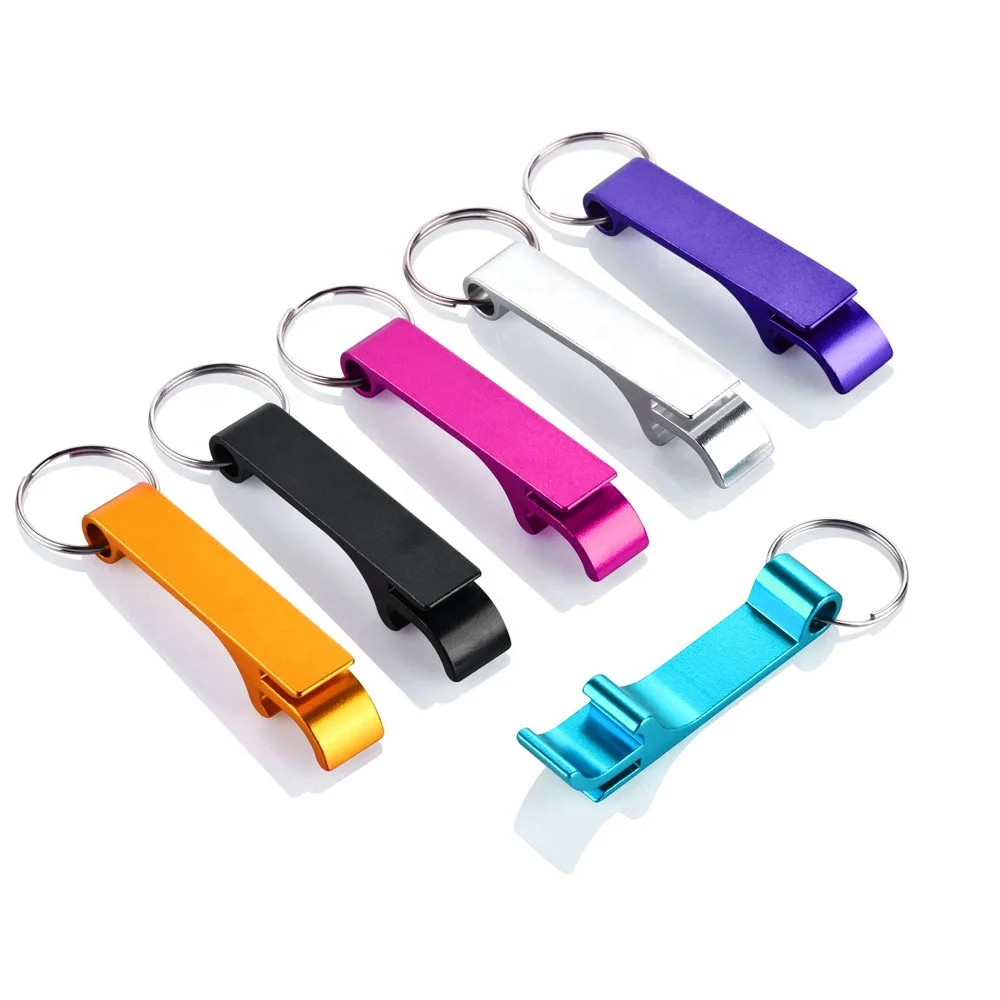 Customized Metal Aluminum Beer Custom Keychain Bottle Opener With Your Logo