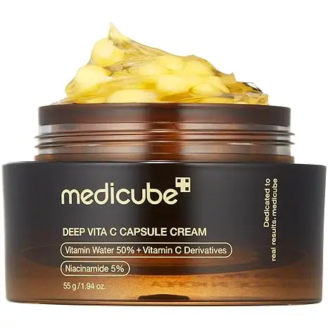 New Arrival Hot Selling MEDICUBE Deep Vita C Capsule Cream 55ml Korean Skincare Face Lotion Made in Korea Wholesale