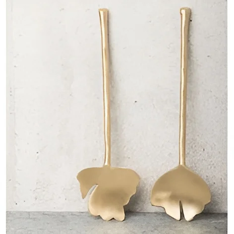 Elegant New Arrival Metal Flatware In new Style Latest salad server Set In Wholesale Stainless Steel Salad Server Spoon and fork