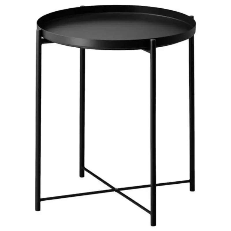 New indian  handicraft premium quality galvanized serving tray with stand customized shape & size with foldable stand