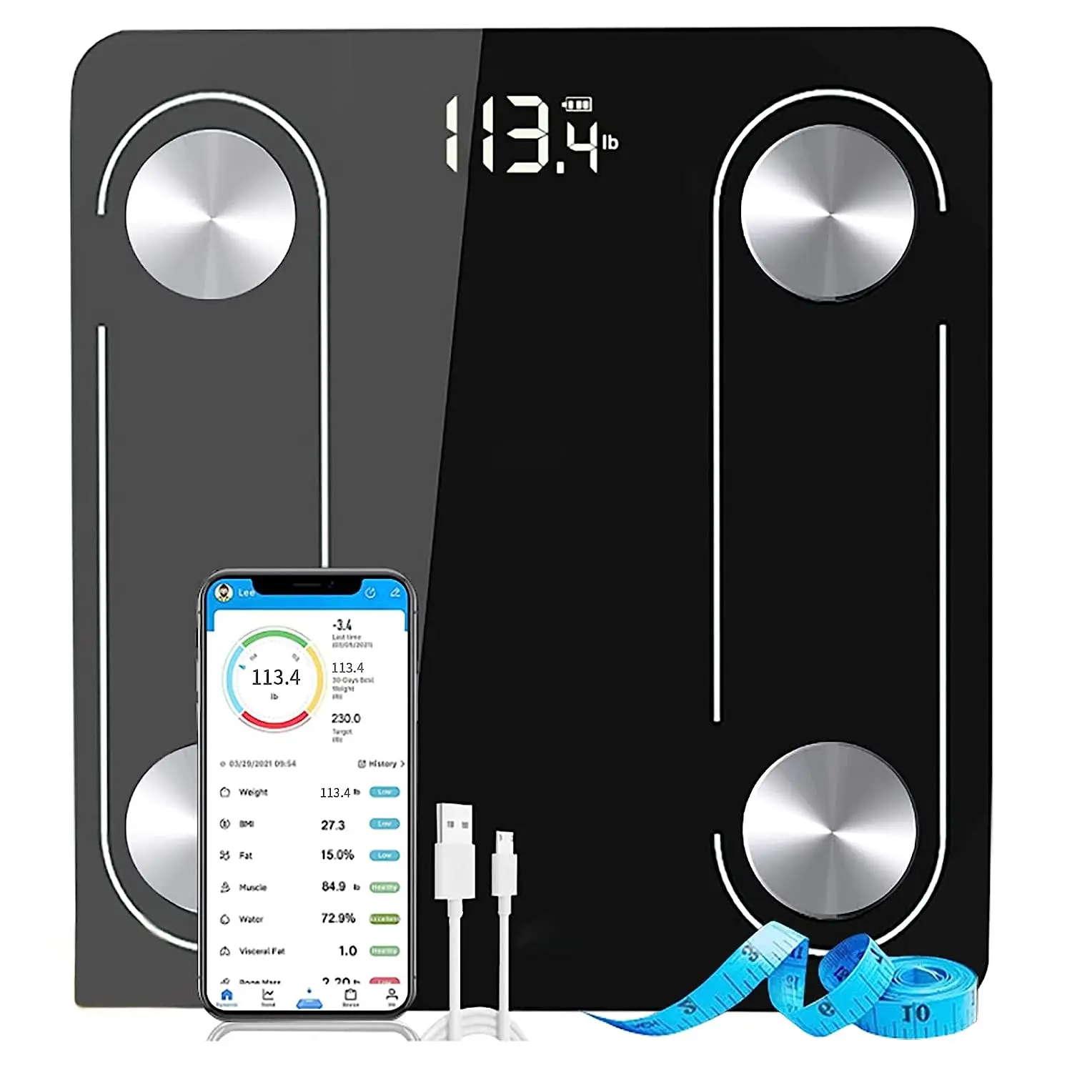 Top Quality BlueTooth Smart Body Fat Bathroom Kitchen Weight Scale Machine OEM BMI Digital ElectronicCustom Gym Weight Scales