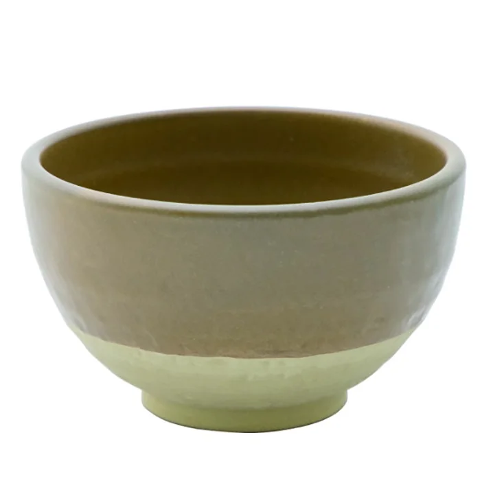 Большая Современная посуда для чая маття керамическая золотая миска закусок