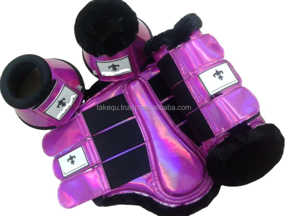 Halloween horse protective boot Halloween horse overreach boot