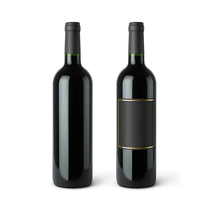 200-750ml custom logo thin clear glass bottle wine alcohol bottle