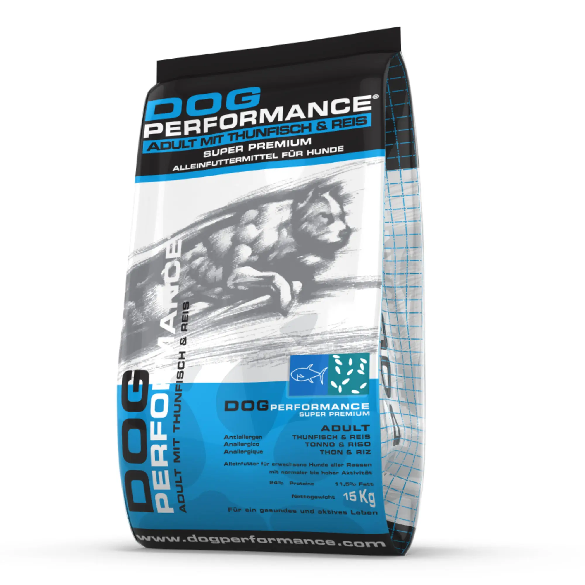 Superior Dog Performance Adult Blend - Tuna and 25/16 Rice 30 kg - Consistent Quality for Peak Performance