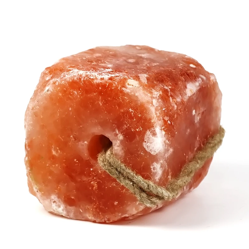 Pakistan Horse Cattle Dog Himalayan Animal Licking Himalayan Salt with Rope Block Salt Lick