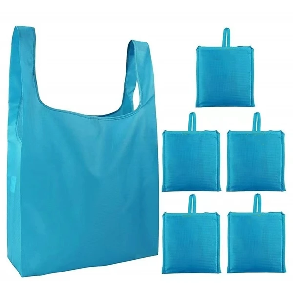 Promotional items Polyester Reusable Foldable Tote Bag, Your Convenient and Sustainable Solution for On-the-Go Shopping Go Green with Ease