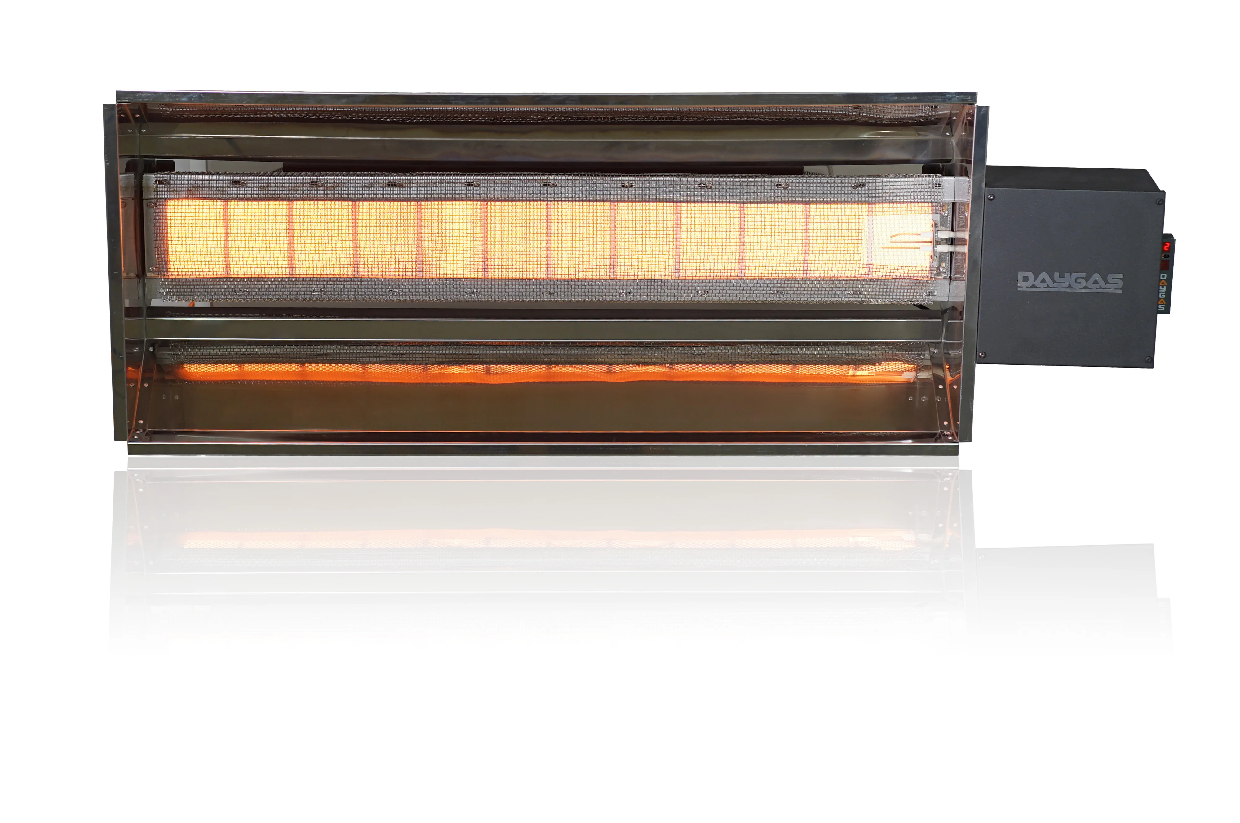 Daygas Industrial Steel Heater Natural Gas Remote Control Unit Outdoor Gardens Household Use Ceiling Installation Lighting