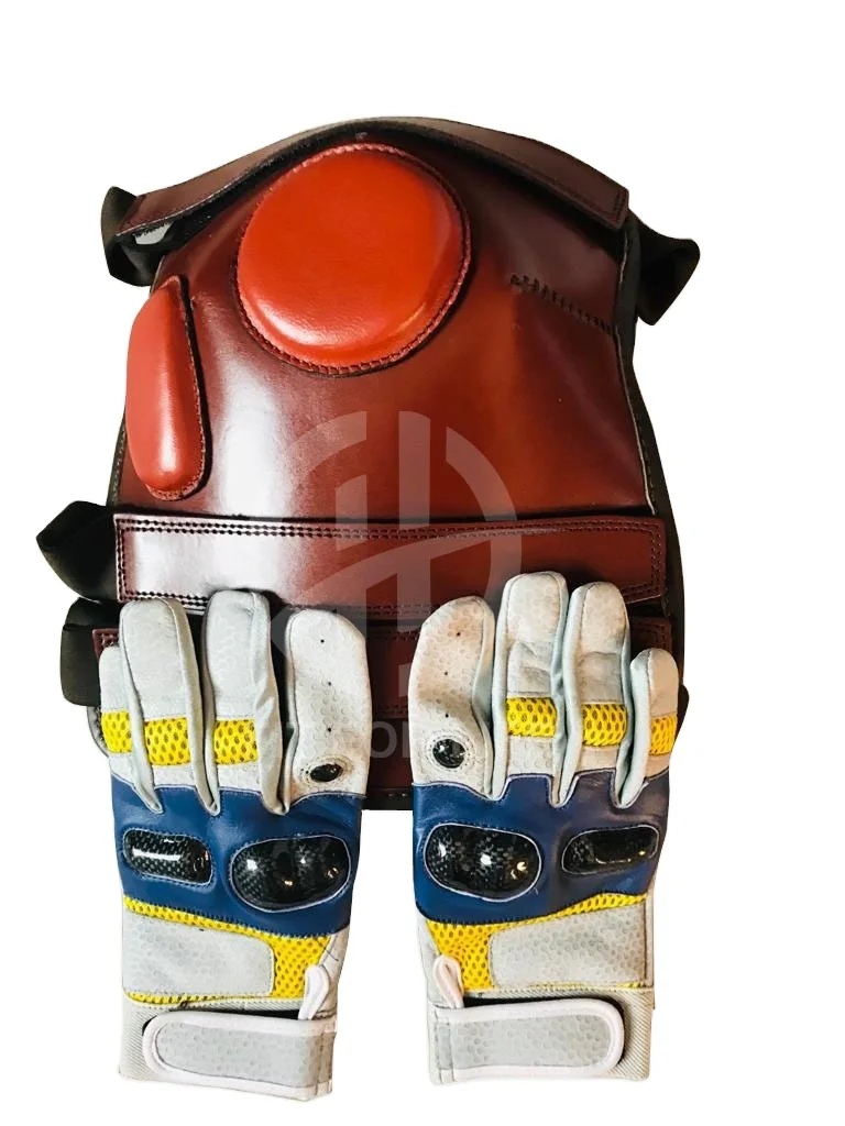Polo Gloves  and Polo Knee guard Set in fine quality wholesale with Custom Logo