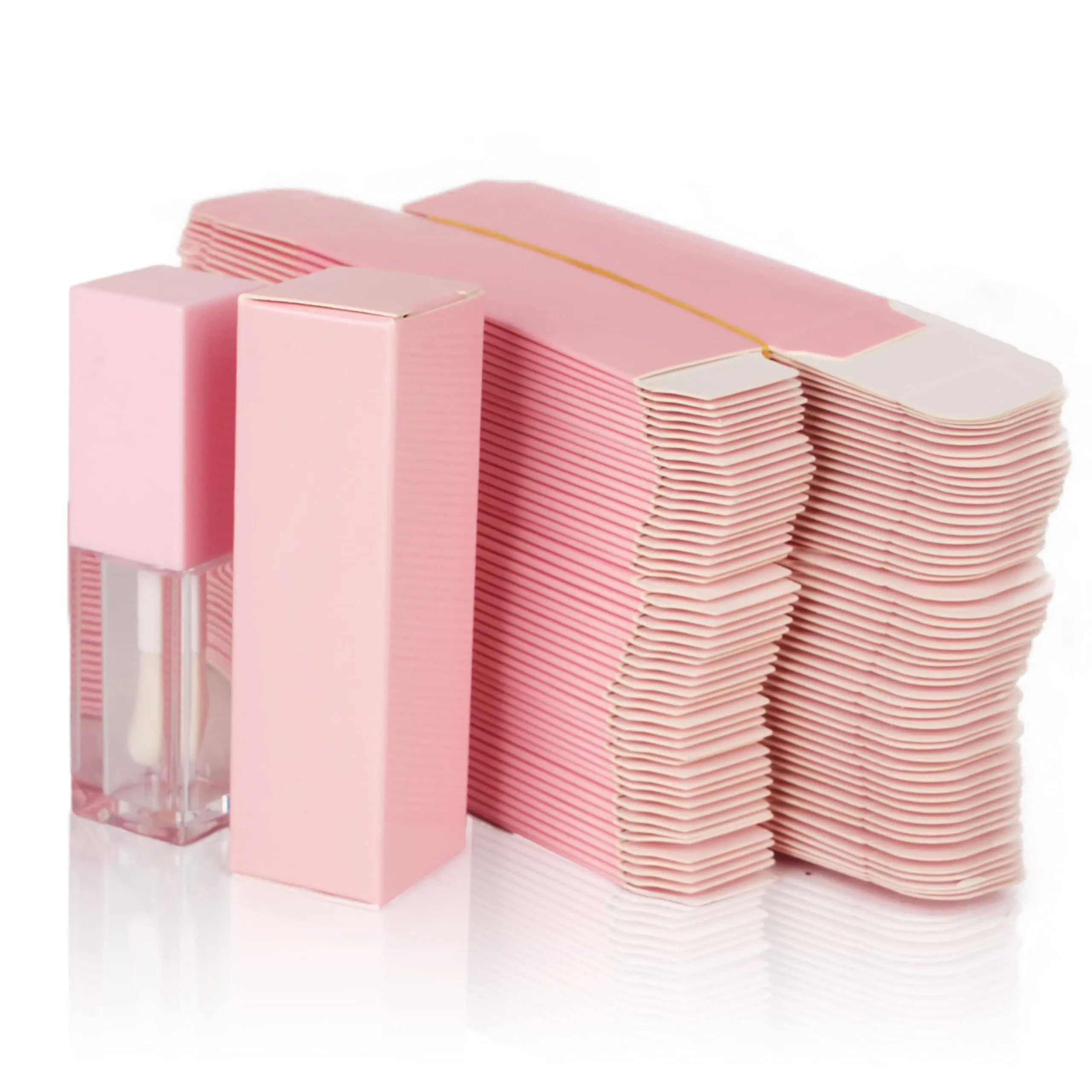 Wholesale Cosmetic Perfume Box Small Kraft Paper Box Lipstick Luxury Holder Wrapping Lip Gloss Packaging Box For Small Business