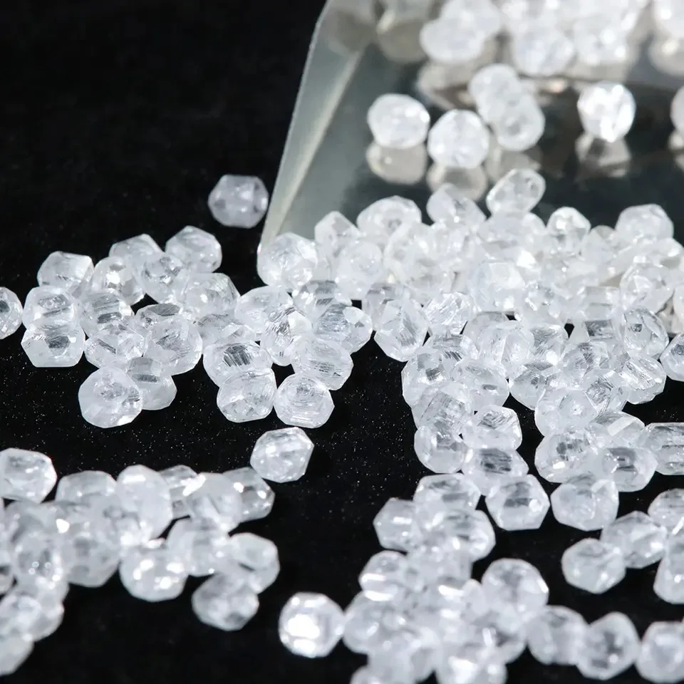 Wholesale HPHT Diamond Rough Lab Grown Rough Diamond HPHT Synthetic White Diamond Customized Fancy for jewelry making