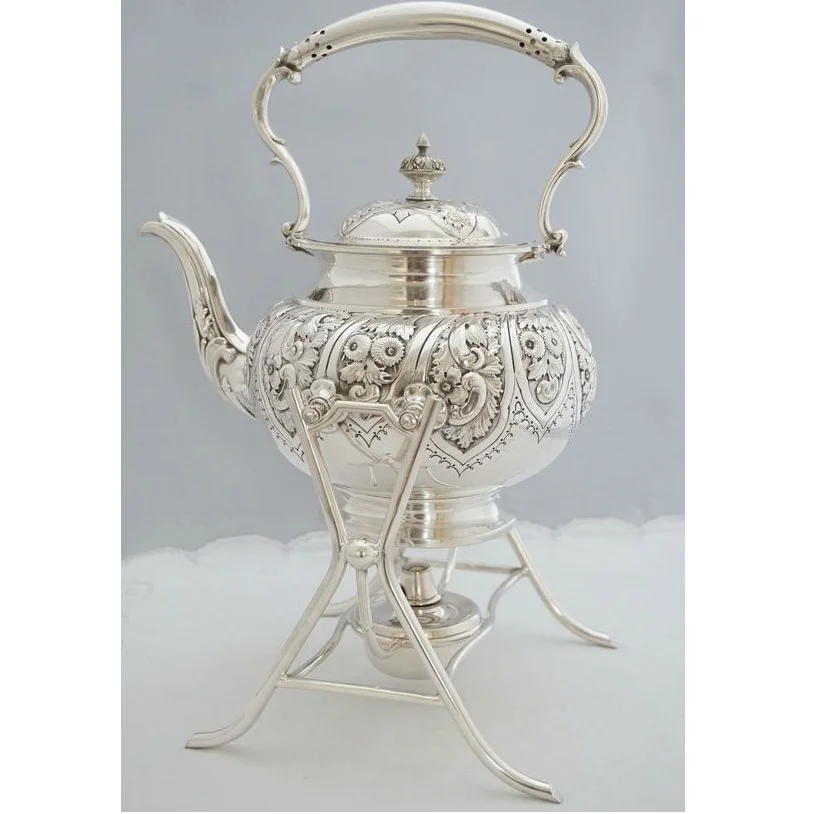 Attractive Design Egyptian Coffee Dallah Good Quality Handmade Hammered Teapot Hotel Ware Classic Stylish Fancy Coffeepot