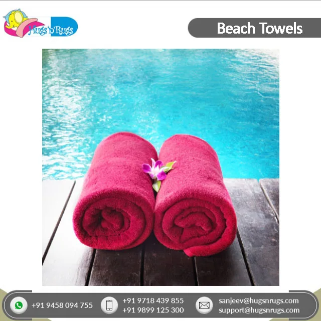 Indian Supplier Cotton Beach Towel Eco Friendly Towel 100% OEM Beach Towel at Factory Price