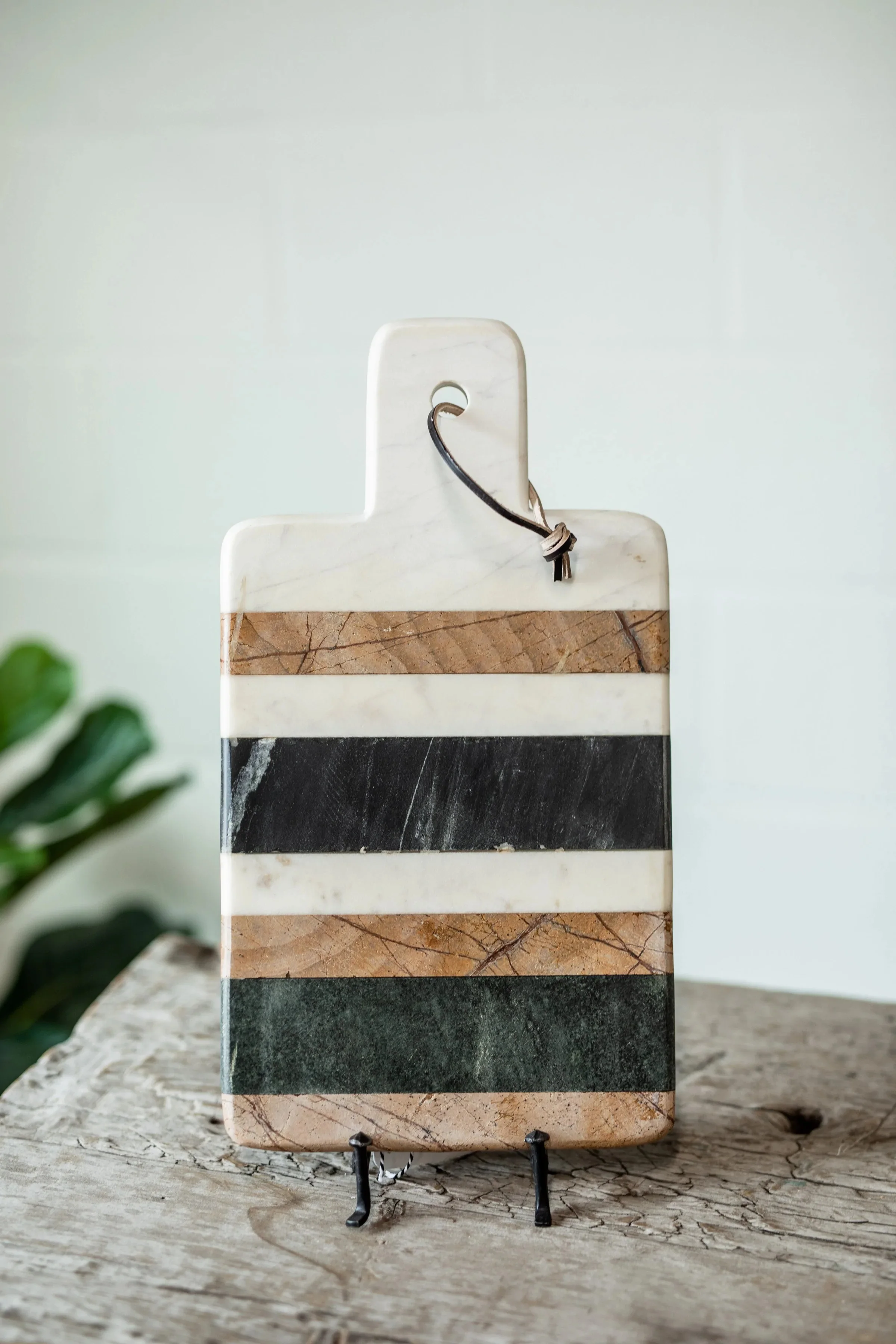 Natural Stone  Marble Home Decoration Marble  Serving Chopping Board with Wood Best Combination