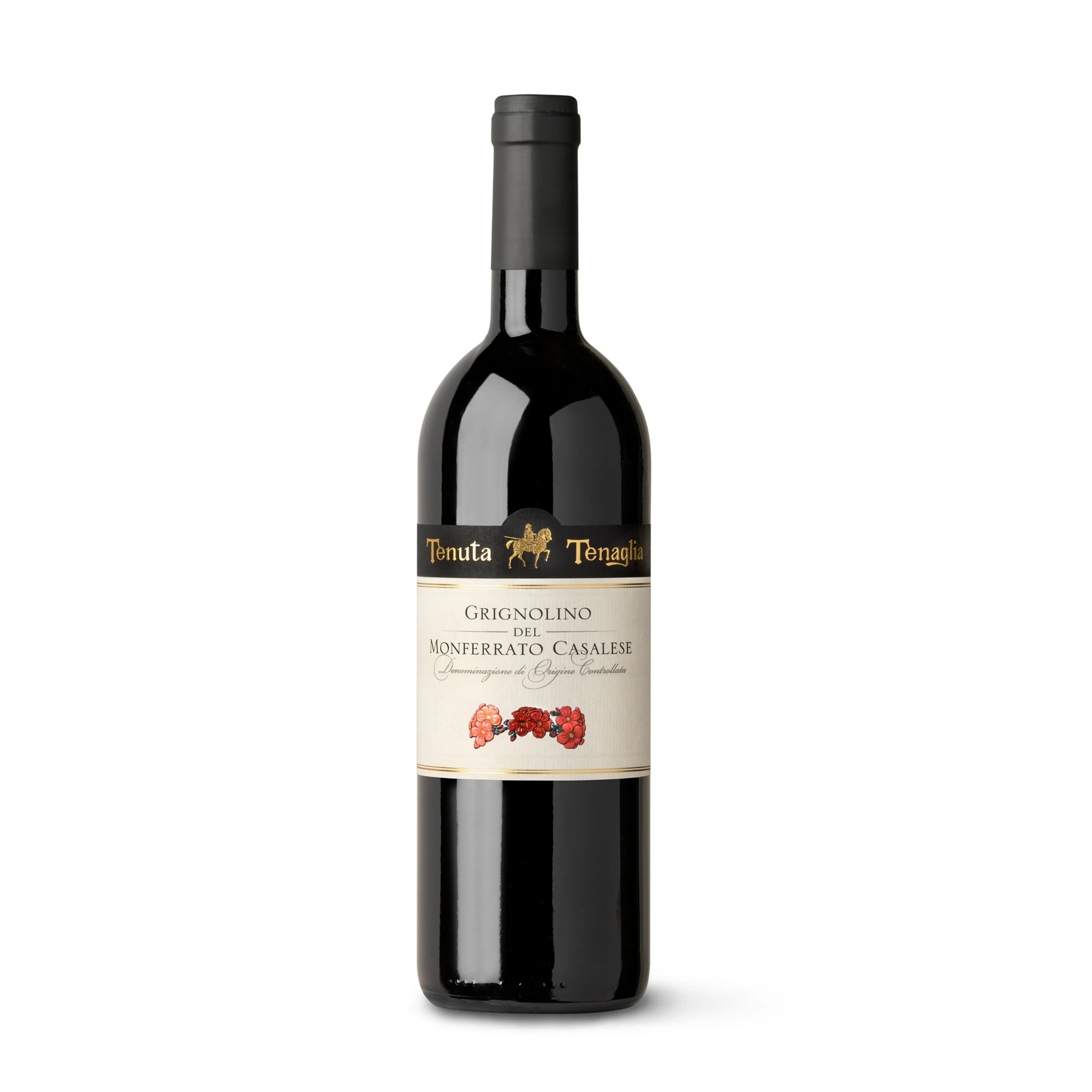 Organic Italian Red Wine Grignolino del Monferrato DOC Light Ruby Red with Geranium Hints Sweet Aperitif Best Drinkability
