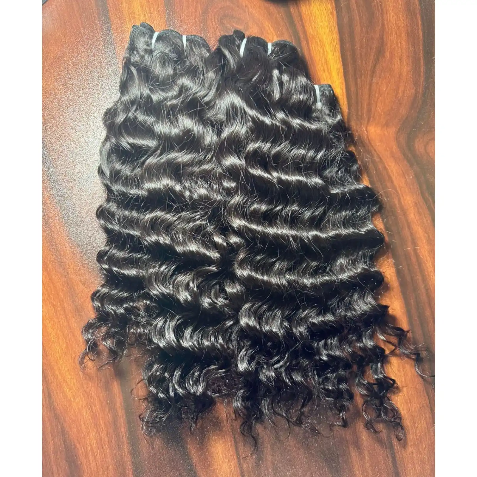 Remy Hair 100% raw indian hair bundle Indian Temple Loose Body Human Hair Extensions from Top Listed Indian Seller