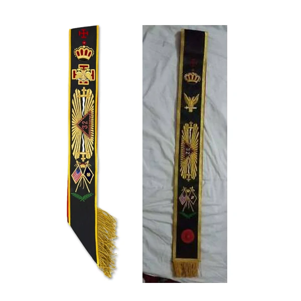 Scottish Constitution 30th Degree Sash 30th degree Sash Masonic Chapter Regalia 30th degree 2024
